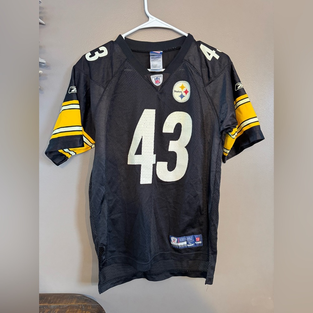 NFL Pittsburgh Steelers Football Polamalu jersey